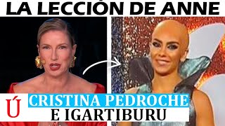 La lección de Anne Igartiburu a Cristina Pedroche en las Campanadas de Nochevieja 2021 2022 [upl. by Rus]