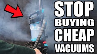 DONT BUY CHEAP VACUUM CLEANERS  TWO REASONS [upl. by Swords]