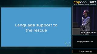 Postermodern C  Erik Valkering  CppCon 2017 [upl. by Purity]