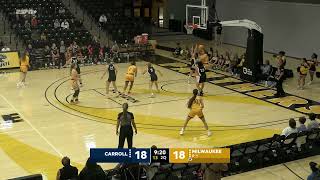 WBB vs Carroll Highlights 11624 [upl. by Ahsiekel]