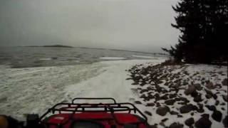 Honda TRX 350 Fourtrax Rancher Test Ride With New Carb [upl. by Eralc698]