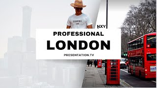 Tutorial London animated PowerPoint with Morph transition PowerPoint  Simple Morph Transition [upl. by Schug]