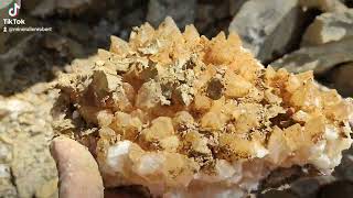 Calcit Deutschland Schwarzwald calcite kalcit Minerals Mineralien Crystal Heilsteinen sammeln selten [upl. by Tirreg]