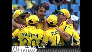 Jason Gillespie and Brett Lee Destroy India at the 2003 Cricket World Cup [upl. by Dewain]