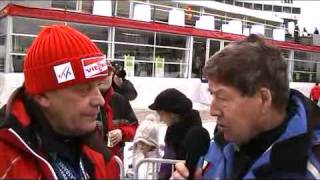 Skisprung TV Interview mit Sepp Gratzer 4Schanzentournee  31122009 [upl. by Lyndel]