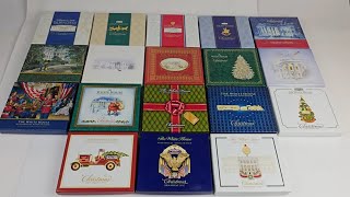 The White House Historical Association Christmas Ornaments Lot of 18 20002018 Missing 2013 Ebay [upl. by Binni]