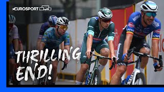 STORMS TO VICTORY 🔥  Conclusion of Tour de France Singapore Criterium  Eurosport Highlights [upl. by Dominus]