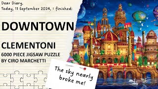 Clementoni  Downtown by Ciro Marchetti 6000 piece jigsaw puzzle [upl. by Catharine]