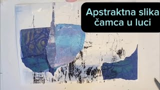 Apstraktna slika čamaca u luci [upl. by Edouard]