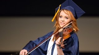 Lindsey Stirling College Graduate 2015 [upl. by Aurel]