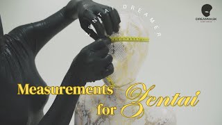 2 Zentai models is Making A Measurement for a New Zentai Suit [upl. by Amocat429]