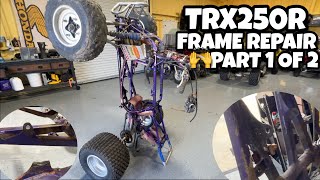 Honda TRX 250R Part 1 of 2  Frame Repair [upl. by Philbrook908]