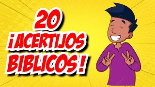 20 ACERTIJOS BIBLICOS 7 [upl. by Nalor279]