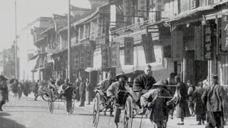 Nankin Road Shanghai 1901  China on Film  BFI National Archive [upl. by Vanhook]