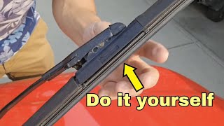 How to change windshield wipers easy and fast on a SAAB 93 SC [upl. by Atteloc]