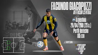 Facundo Giacopuzzi  Defensor Central Temporada 2024 [upl. by Dowlen]