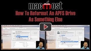 How To Reformat An APFS Drive As Something Else MacMost 1835 [upl. by Hillell]