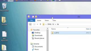 Setting Up Sfml 16 On Visual Studio 2012 Tutorial [upl. by Nidak296]