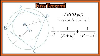 FUSS TEOREMİ İSPATI [upl. by Worsham]