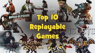 Last 10 reviewed games  Top 10 replayable games [upl. by Eidda15]