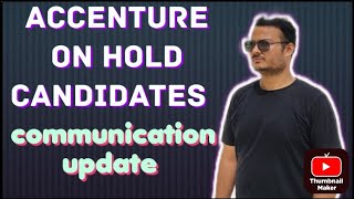 Accenture on hold candidates next round updates  New phase communication Round [upl. by Rolat202]