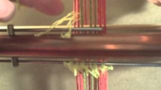 How to weave Inkle bands on the Mirrix Loom part 2 [upl. by Ahseym]