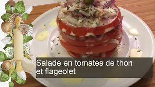 Salade en tomates de thon et flageolet [upl. by Chastain930]