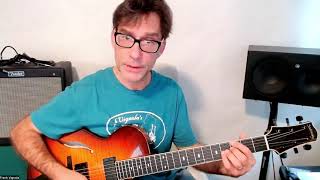 Frank Vignola Dominant 7 quotWalk Up Chordsquot  Video Jazz Guitar Lesson [upl. by Oileduab]