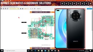 Huawei Honor 50 Lite Mobile Sub board Charging Mic Speaker Diagram All view 🔥🔥🔥 [upl. by Asilehs807]