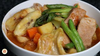 Simple PORK POCHERO that is awesome  Pork Recipe [upl. by Mauchi151]