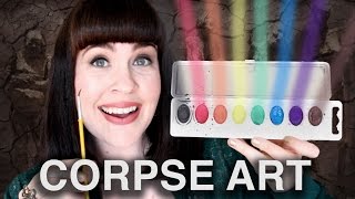 ASK A MORTICIAN Painting with Human Remains [upl. by Shauna]