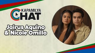 Jairus Aquino amp Nicole Omillo  Kapamilya Chat [upl. by Bal]