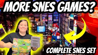 Going For A Complete Super Nintendo SNES Set of Video Games UPDATE [upl. by Rosette]