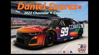 Salvinos JR Models Daniel Suarez 2022 Chevrolet Camaro  Whats In The Box [upl. by Anohr]