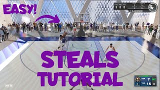 HOW TO GET STEALS IN NBA 2K23 NEXT GEN STEALS TUTORIAL FOR NBA 2K23 MYTEAM [upl. by Dominick]