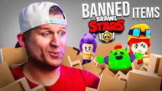 I Bought The Most ILLEGAL Brawl Stars items [upl. by Ahsahtan197]