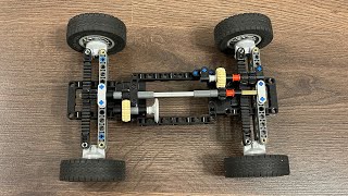 4 Wheel Steering System Tutorial  LEGO Technic [upl. by Illil]