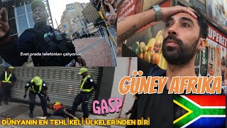 Güney afrika da sokakta yürümekDünya suç oranının en yüksek olduğu ülkelerden biri [upl. by Lyrahs]