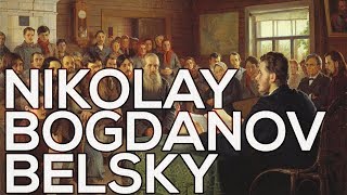 Nikolay Bogdanov Belsky A collection of 189 paintings HD [upl. by Harrad781]