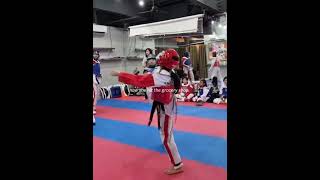 Shero Taekwondo x Techniq Taekwondo cross training taekwondo training sparring [upl. by Remos]