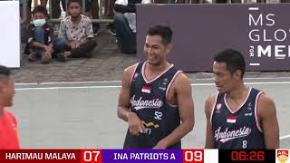 ABL 3x3 Champions Cup MEN Final  HARIMAU MALAYA vs INA PATRIOTS A [upl. by Kammerer747]