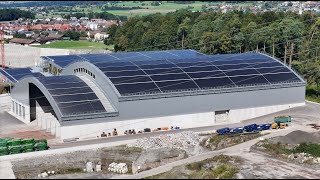 Grosse Blachenhalle im Kieswerk 75m x 120m x 25m 🇨🇭 [upl. by Manthei]