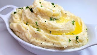 GARLIC PARMESAN MASHED POTATOES  recipe [upl. by Anniken670]