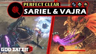 Sariel amp Vajra Perfect Clear Boost Hammer  God Eater 3 [upl. by Razaele274]