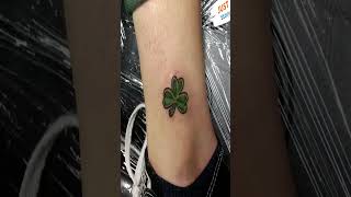 Shamrock Tattoo ShamrockTattoo LuckyInk CelticTattoo IrishSymbolism TattooLuck [upl. by Gere191]