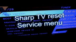 3 ways to reset TVs Sharp TV fix review [upl. by Irrab]