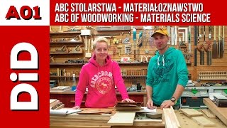 A01 ABC stolarstwa  materiałoznawstwo  ABC of woodworking  materials science [upl. by Toh470]