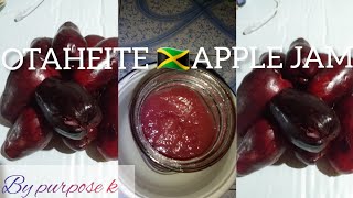 How to make jam with Jamaican 🇯🇲 apple easy amp simple recipe 👀 [upl. by Siri]