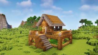 Minecraft Starter Haus bauen Tutorial 120  Starter Haus bauen in Minecraft Survival Tutorial [upl. by Klehm]