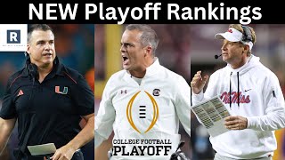 NEW College Football Playoff Rankings  What Did They Get Wrong [upl. by Lillis873]